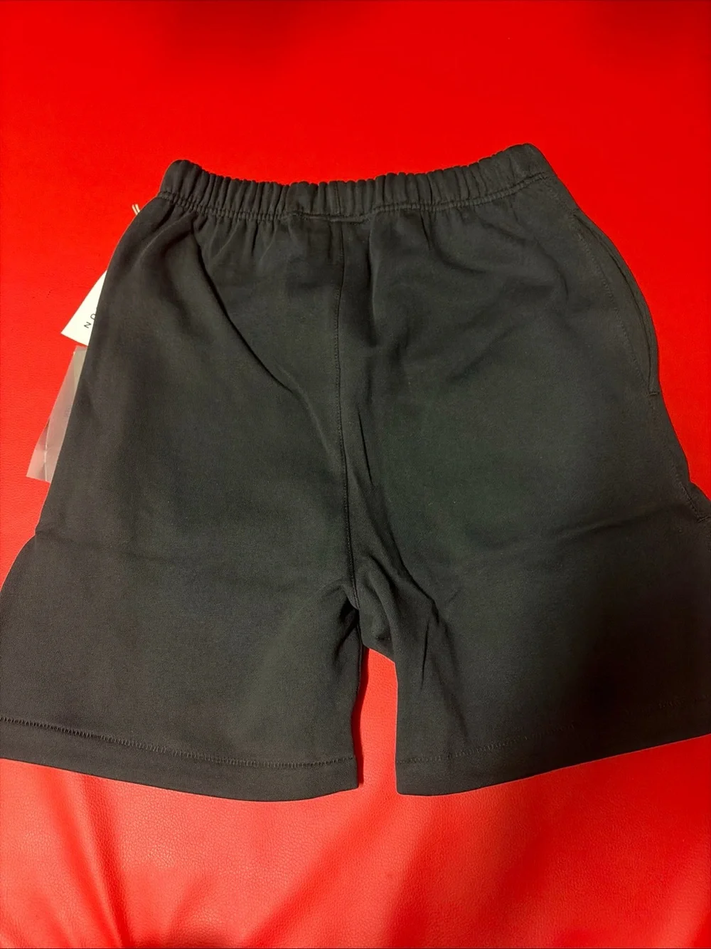 Fear of God ESSENTIALS Black Drawstring Athletic Shorts